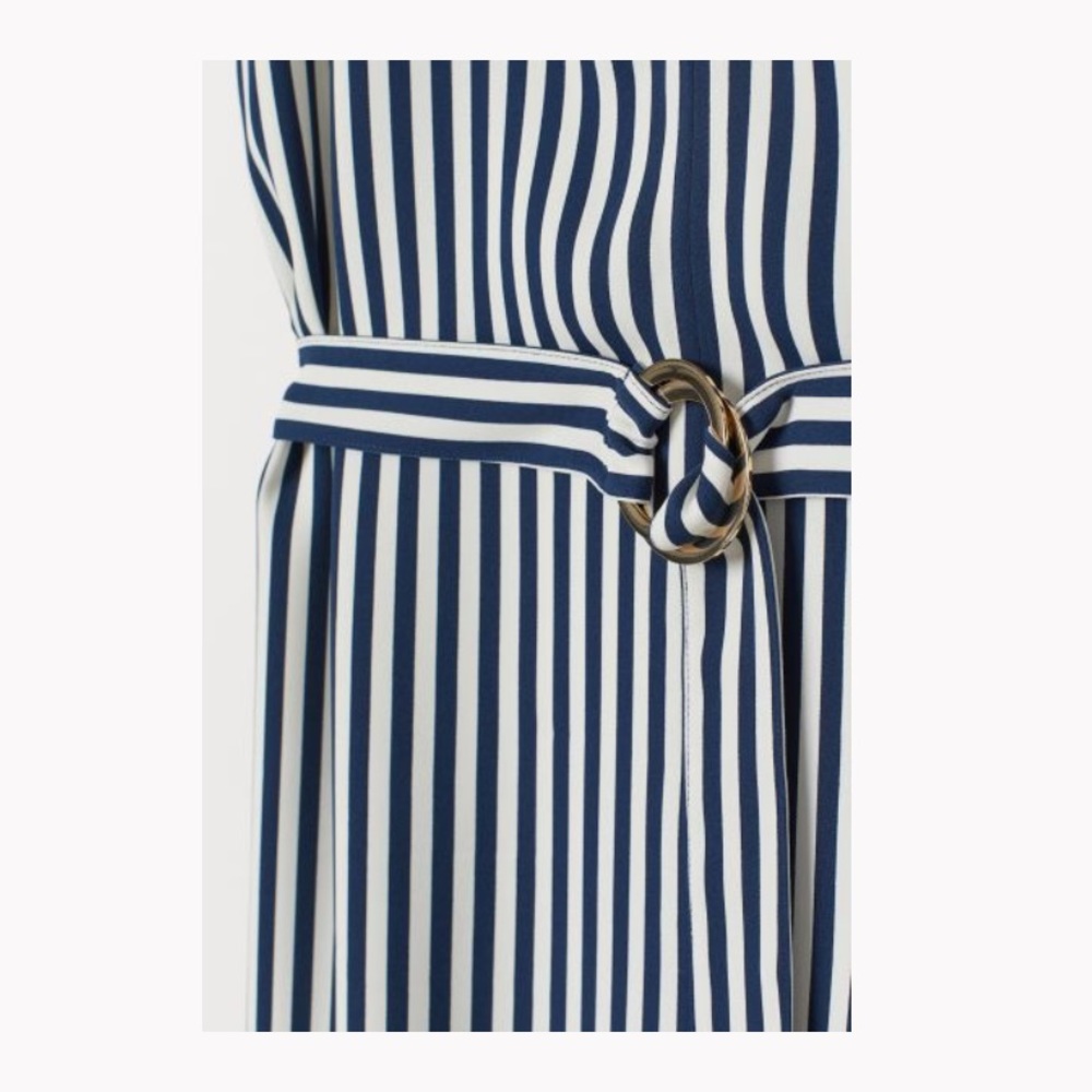 H&M Striped Dress with Belt - Picture 3 of 3